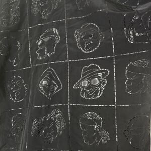 VTG Budabean Men’s L Embossed Graphic Shirt Black Homies Streetwear Hip‎ Hop